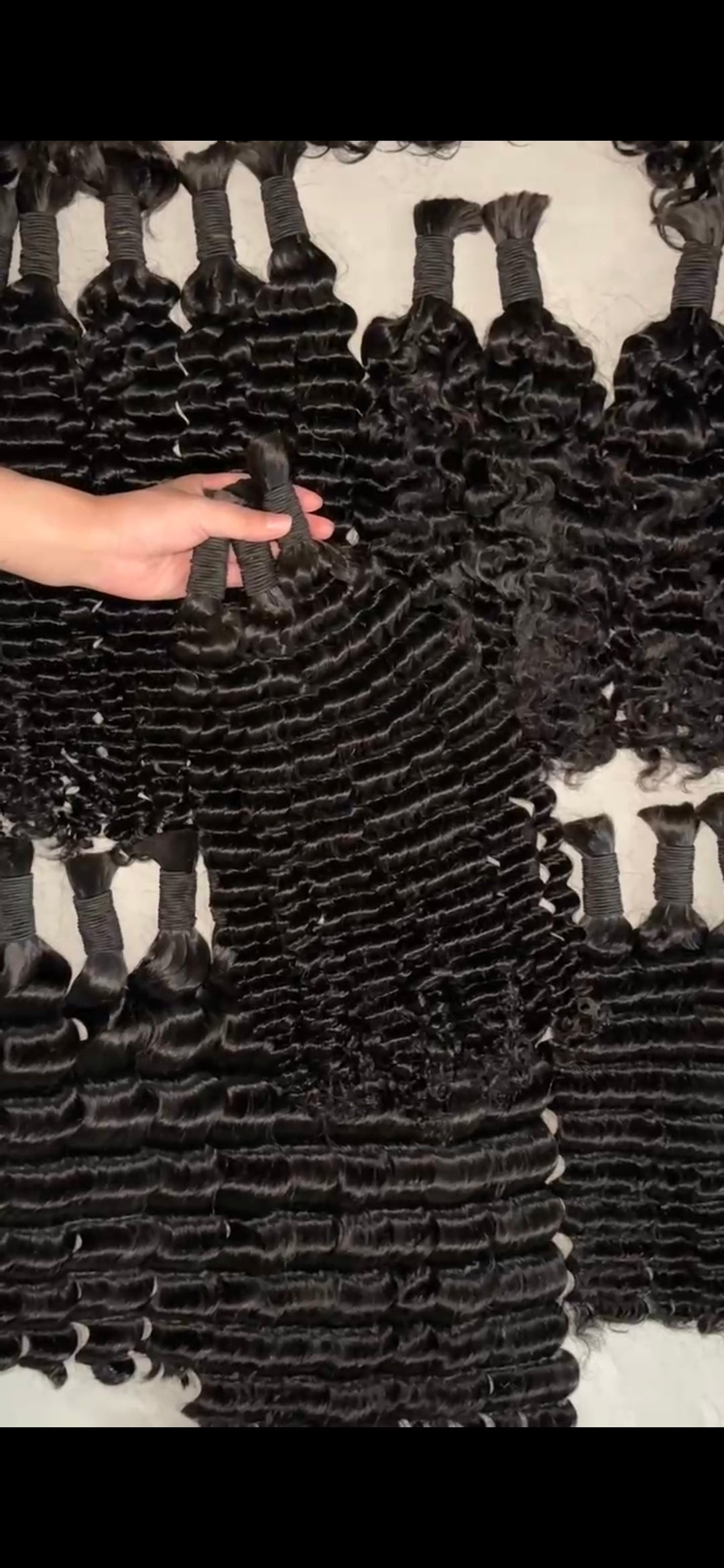 Virgin Bulk Braiding Hair 100% Human 12"-40"
